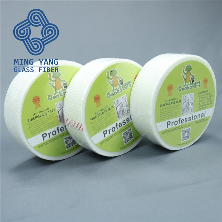 Self-Adhesive Fiber Glass Tape Wall Materials For Gypsum Board